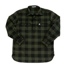Load image into Gallery viewer, Green Check 100% Wool Shirt