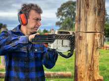 Load image into Gallery viewer, Blue Check 100% Wool Shirt