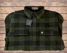 Load image into Gallery viewer, Green Check 100% Wool Shirt