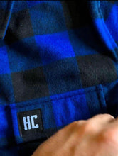 Load image into Gallery viewer, Blue Check 100% Wool Shirt