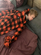 Load image into Gallery viewer, Orange Check 100% Wool Shirt