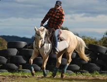 Load image into Gallery viewer, Women's 100% Wool Orange Check Shirt