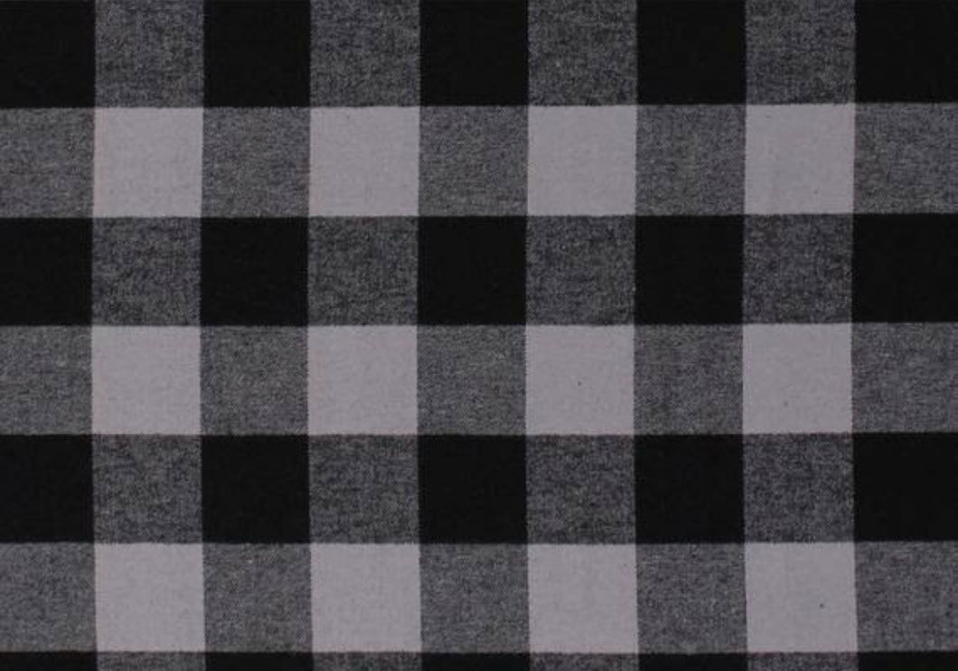 Grey Check Hoodie