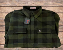 Load image into Gallery viewer, Green Check 100% Wool Shirt
