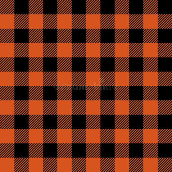 Orange Check Vest