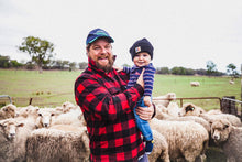Load image into Gallery viewer, Red Check 100% Wool Shirt
